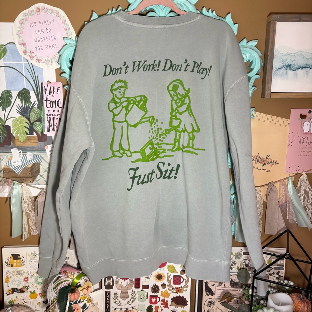 Cody Ko Crewneck Sweatshirt Gray Green Cody’s Run Club YouTuber Merch Unisex XXL
